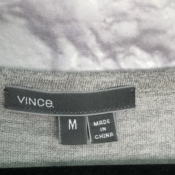 Vince Color Block Raglan Jersey Top - Picture 3 of 4